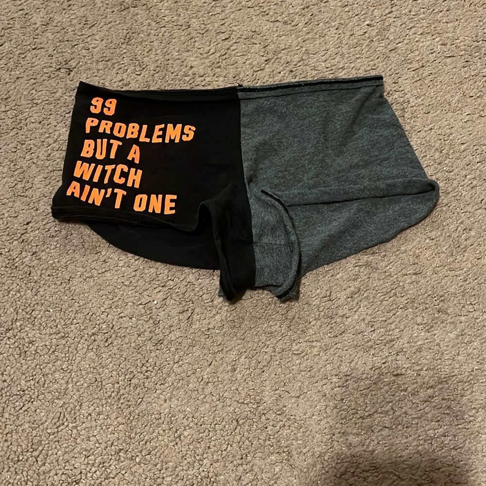 Women's Black and Gray boy shorts great condition